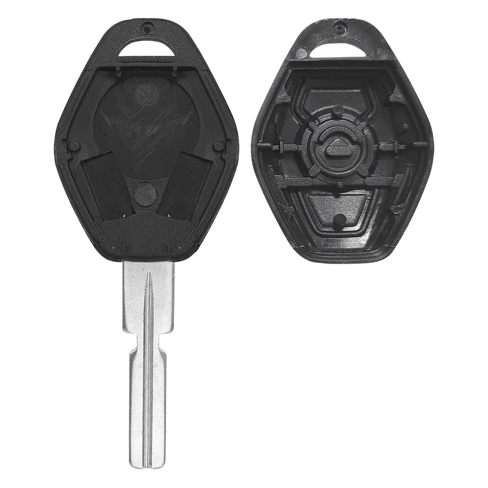 XNRKEY 3 Buttons Modified Remote Flip Key Shell for BMW E46 E36 E38 E39 E83 E53 Z3 Z4 X3 X5 325i 3 5 7 Series HU92/HU58 Blade