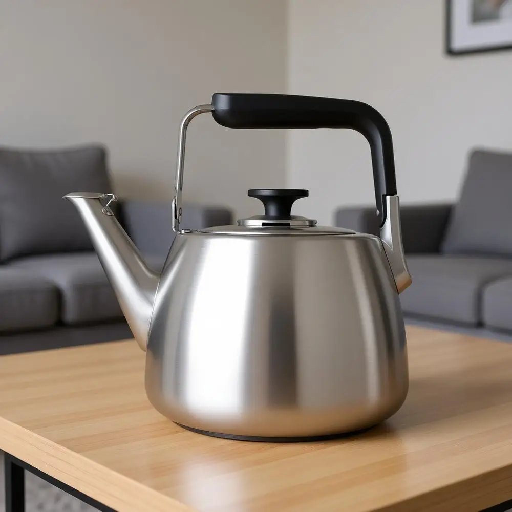 

Чайник для плиты с функцией свистка, большой объем, подходит для всех источников нагрева, чайник с пропорциональным распределением тепла и толстым корпусом