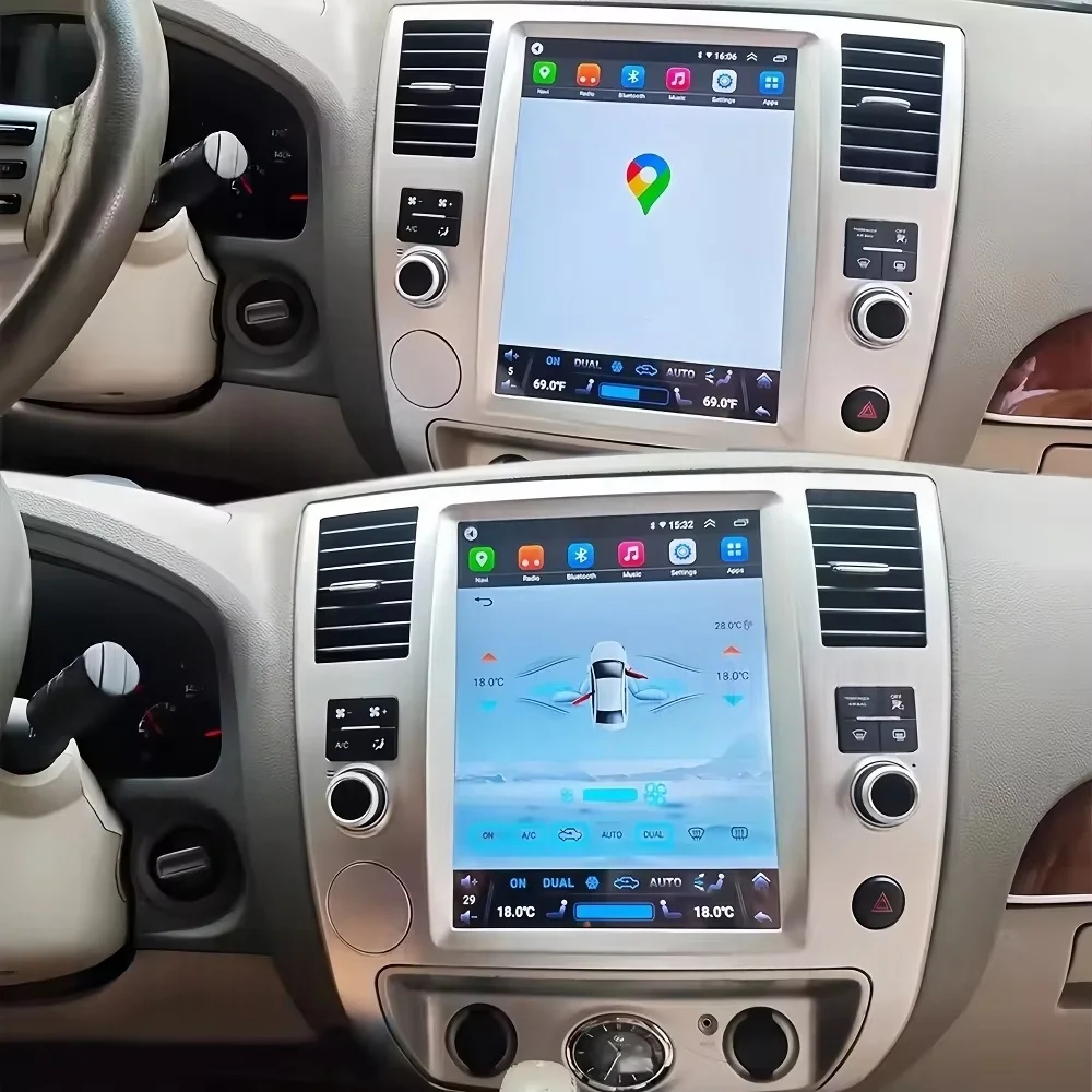 For Infiniti QX56 For Nissan Armada 2004 2005-2010 Carplay Auto
