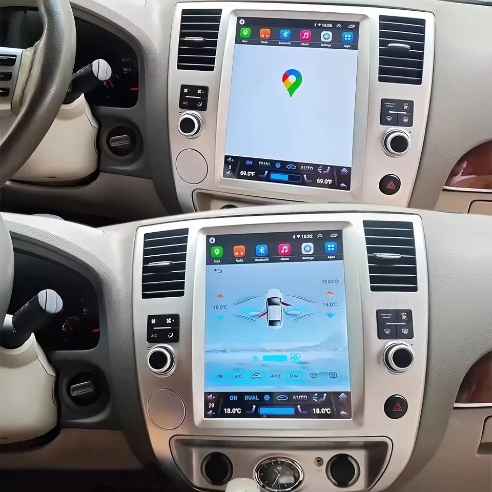 For Infiniti QX56 For Nissan Armada 2004 2005-2010 Carplay Auto