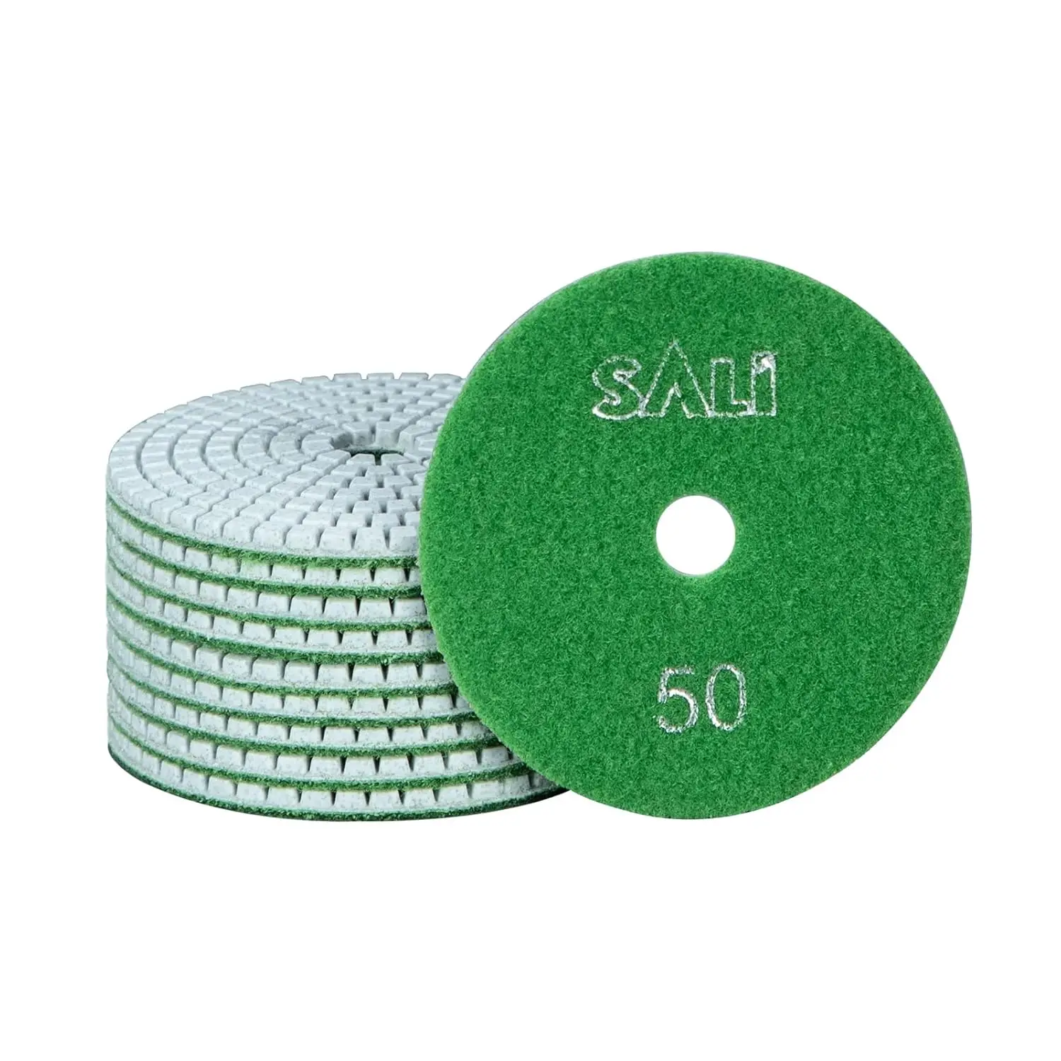 

10 Pack Diamond Polishing Pads 4 Inch Wet Granite Stone Polish Pad Kit for Drill, Grinder, Polisher Polishing Pad for