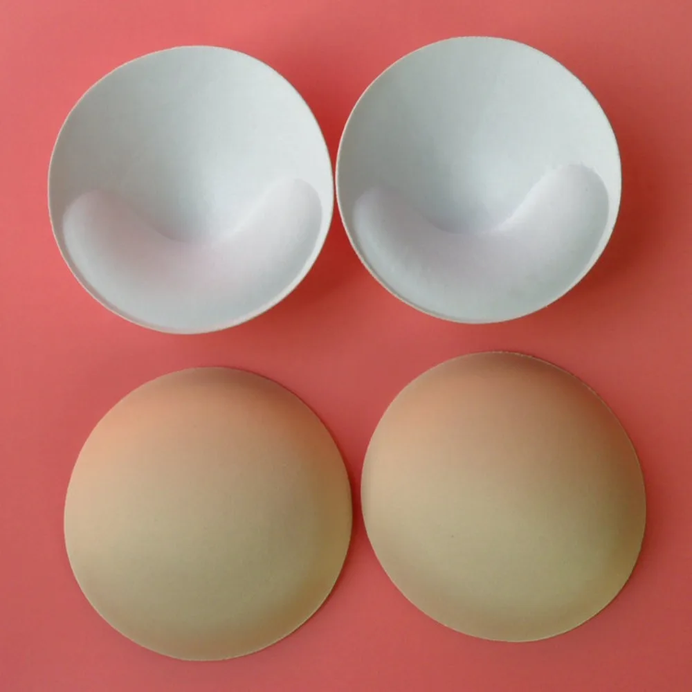 Breathable Clothes Accessories Soft Round Removable Chest Cups Push Up Breast Chest Pads Breast Insert Bra Pads
