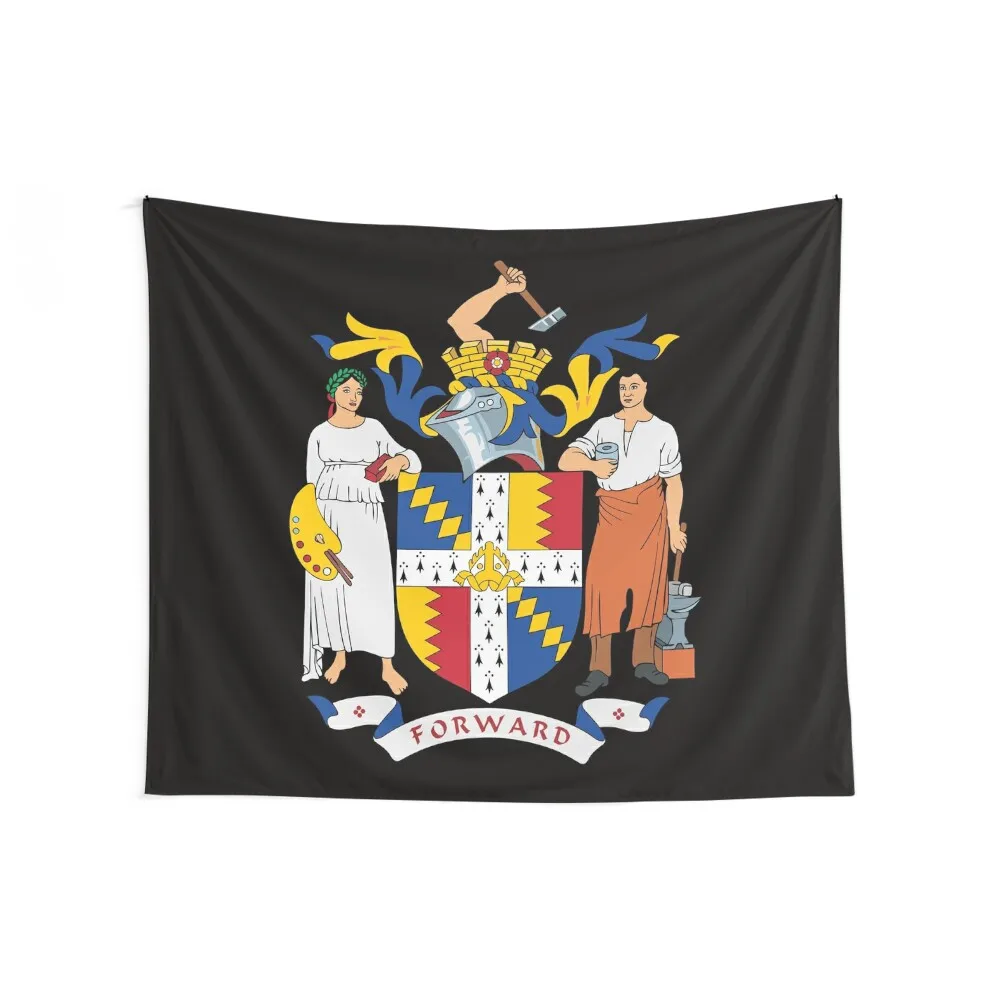 Birmingham Coat of Arms Tapestry Wall Coverings Home Decor Accessories Home And Comfort Decor Decorative Paintings Tapestry