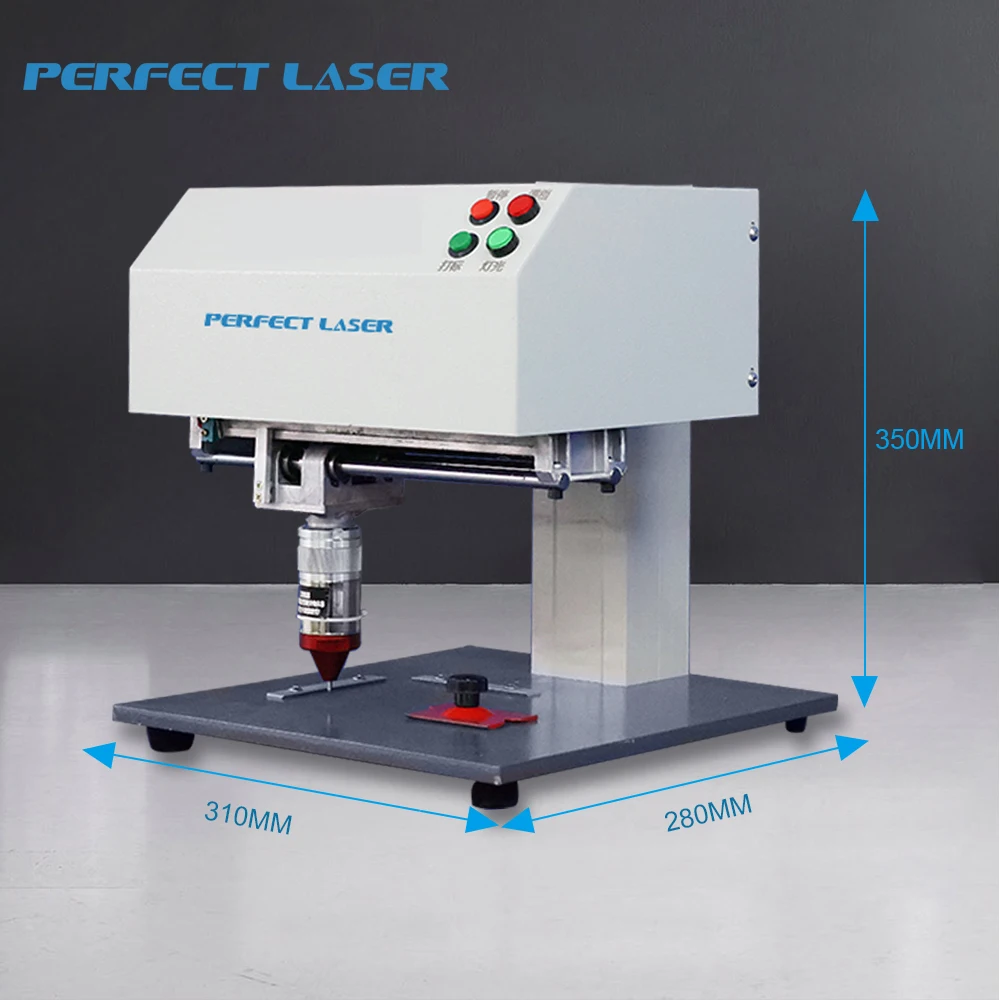 

Perfect Laser Dot Pin Marker Electrical Metal Nameplate Marking Machine