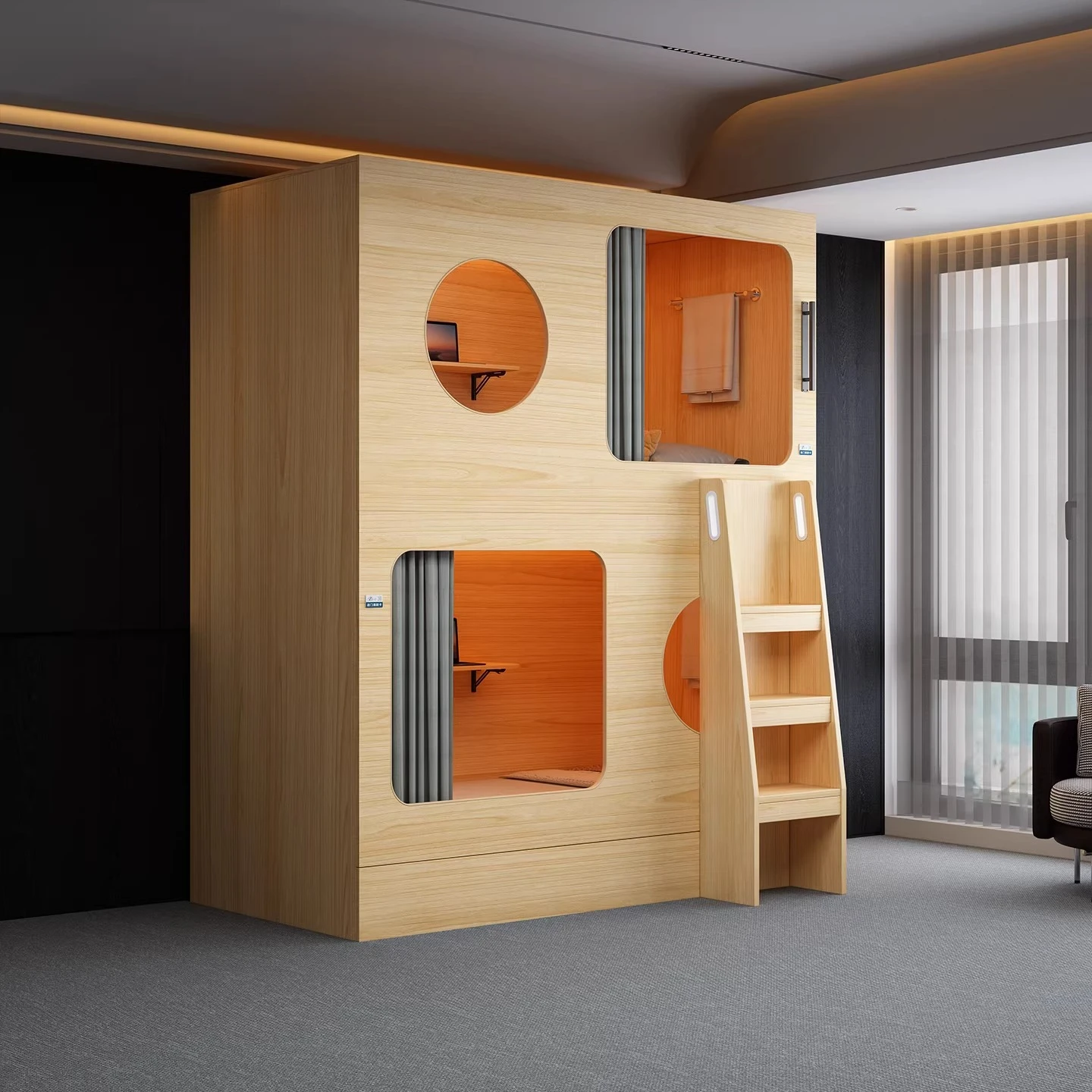 Youth hostel space capsule bun - Carriage Bed review and price