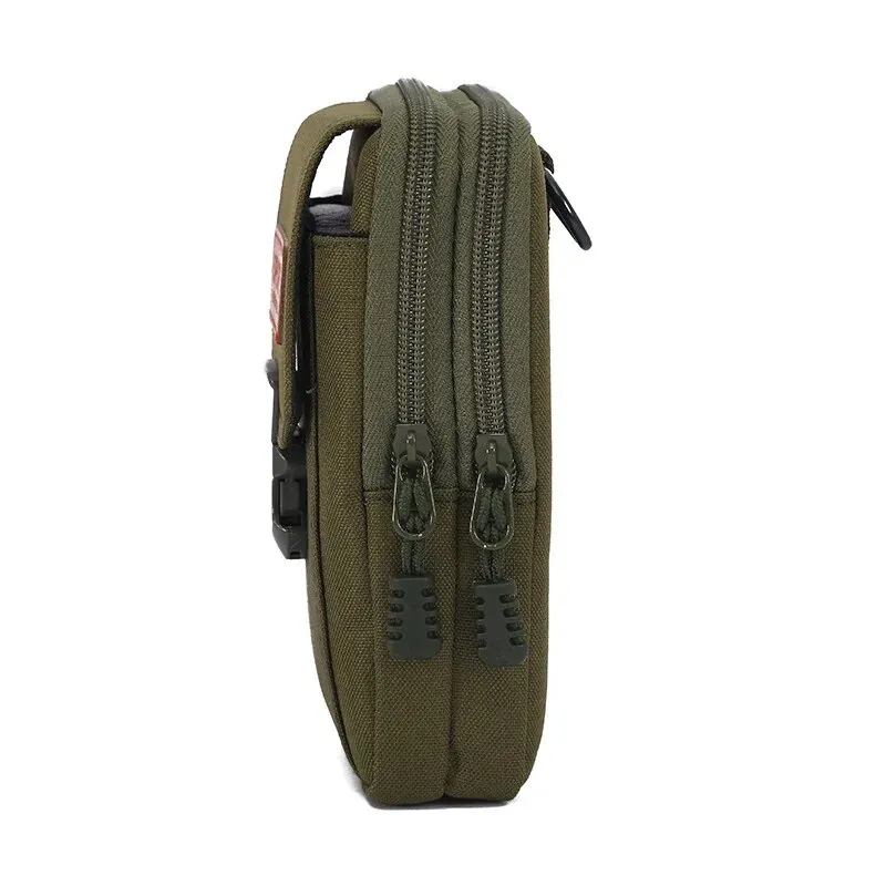 Man Belt Pouch Mobile Phone Bag for Men Phone Holster Bag Molle Waist Bag Pack Small Tactical Duty Belt Backpack Card Holder image 4