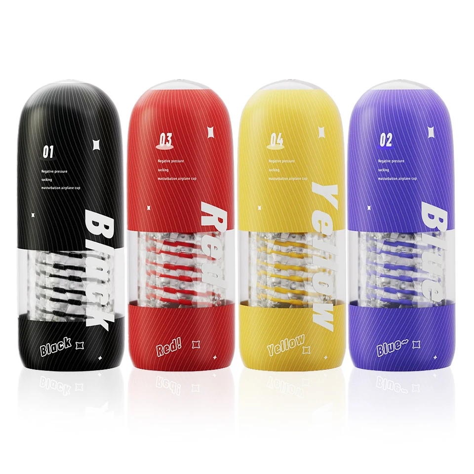 Male Masturbator 3D Textured 360 Rotating Spiral Vacuum Suction Cup Realistic Vagina Soft Pocket Pussy Sex Toys for Men 18+