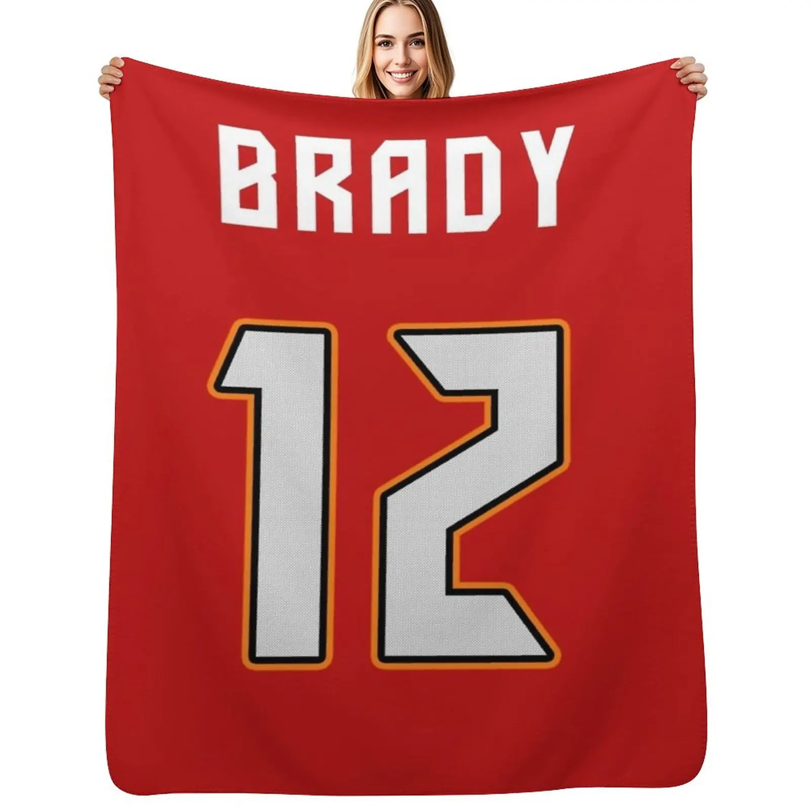 Tampa Tom Throw Blanket Modern Design Soft Blanket for Home Decor