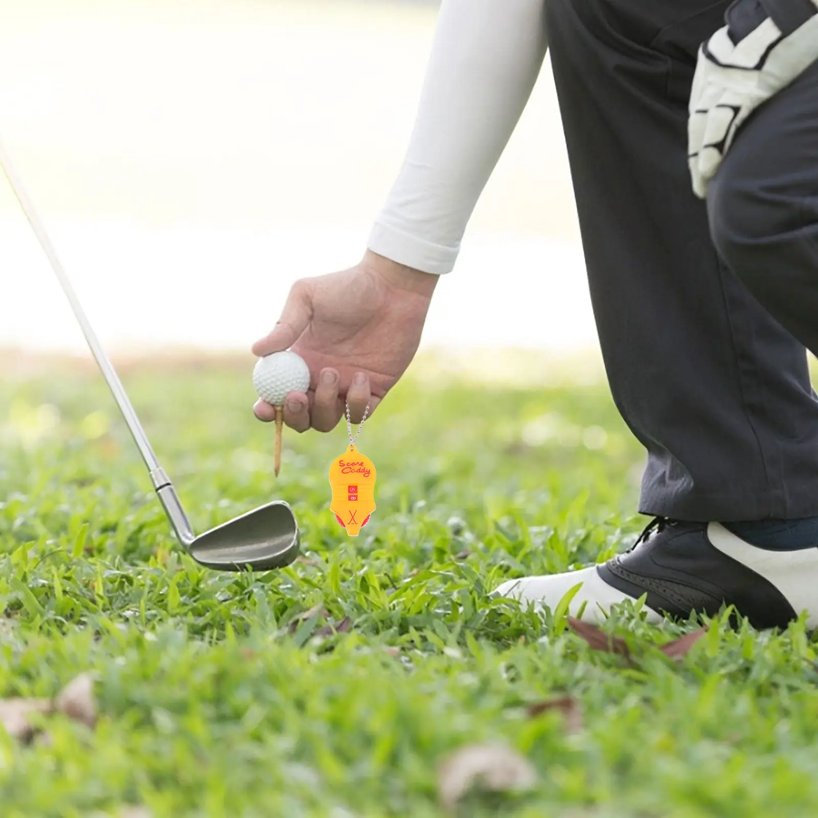 

2Pcs Golf Scoring Device Compact Portable Lightweight Premium Plastic Outdoor Golf Score Indicator Golfs Scoring Device