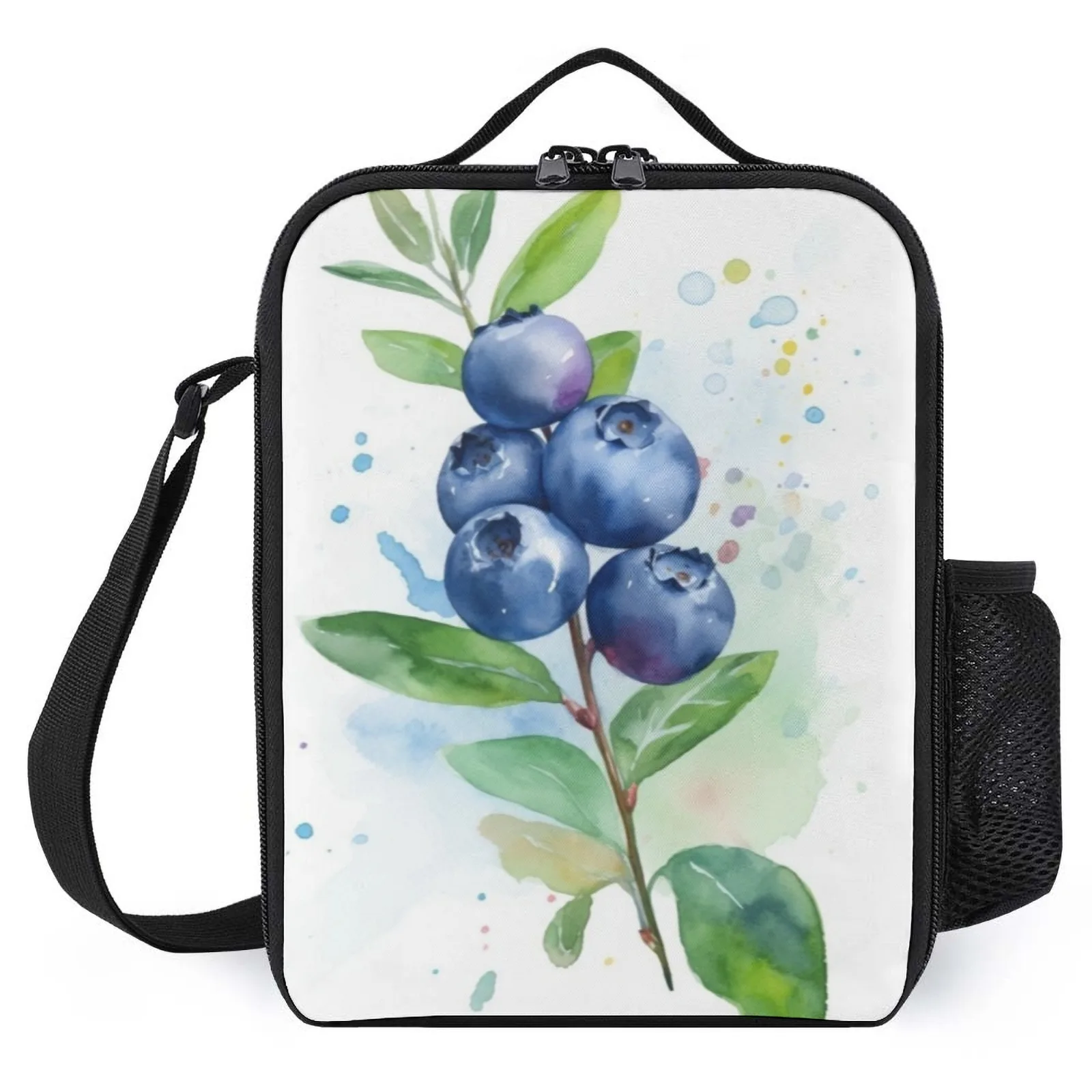 

Blueberry Fruit Bolsa Termica Printed Cold Bag Lunch Bag Anime Lunch Box Insulation Lunch Box Bag