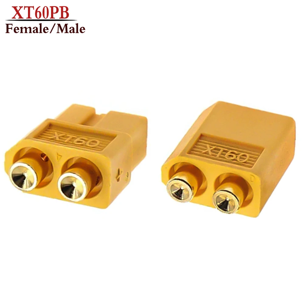 Amass 10/20/50Pairs XT60PB Plug Lithium Battery Male Female Head Socket Onboard Vertical Welding Plate Connector