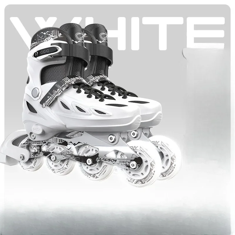 Новые коньки, роликовые коньки для взрослых мальчиков и девочек для начинающих, профессиональные детские роликовые коньки