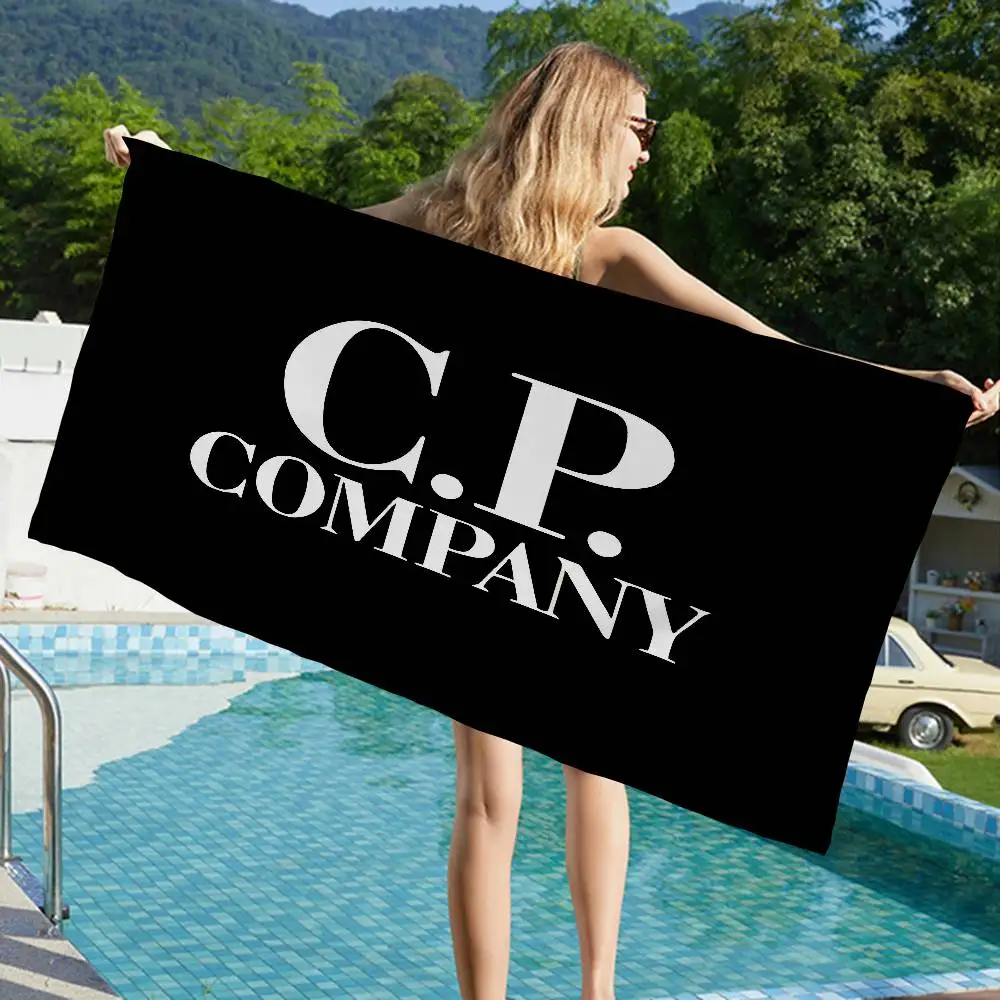 Luxury C-C.P.Company Beach Towel Colorful Bath Towels for Girl Microfiber Quick Dry Custom Sand Free Beach Yoga Spa Gym Pool