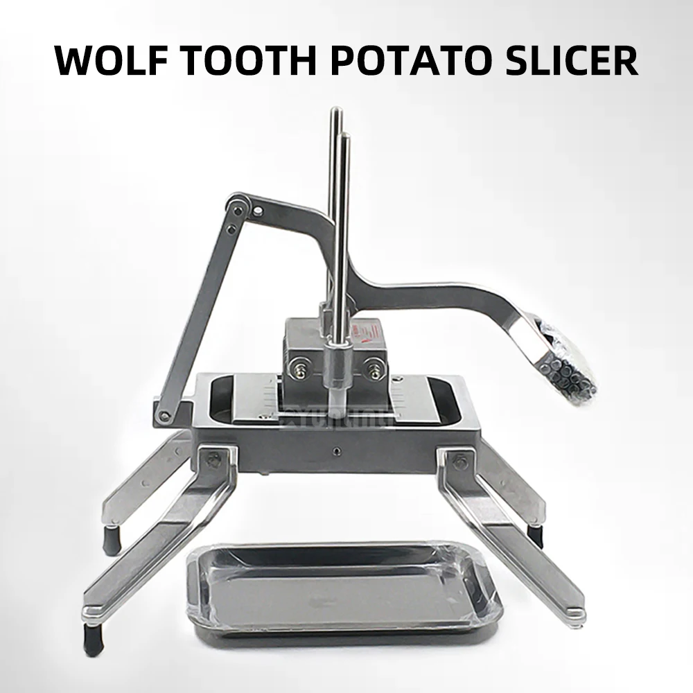 

LYTDJ01 Wave Shaped Potato Slicer Commercial Aluminum Alloy Vegetable Cutting Machine for Kitchen