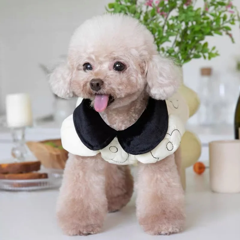 

Autumn Winter Pet Plush Lapel Coat Dog Warm Coat Pet Skirt Clothes Teddy Clothes Designer Dog Clothes Dog Clothes for Small Dogs