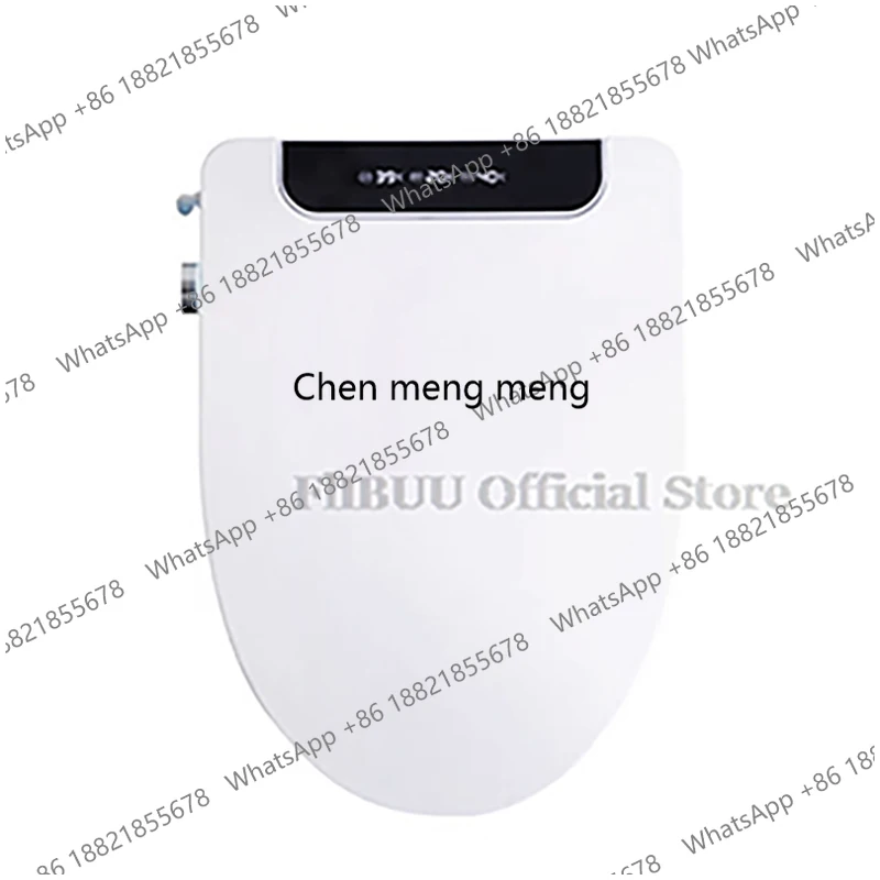 Elongated Smart Bidet Toilet Seat Cover Warm Water Heated Seat Soft Close Toilet Lid Warm Air Dryer Night Light Rear Front Wash