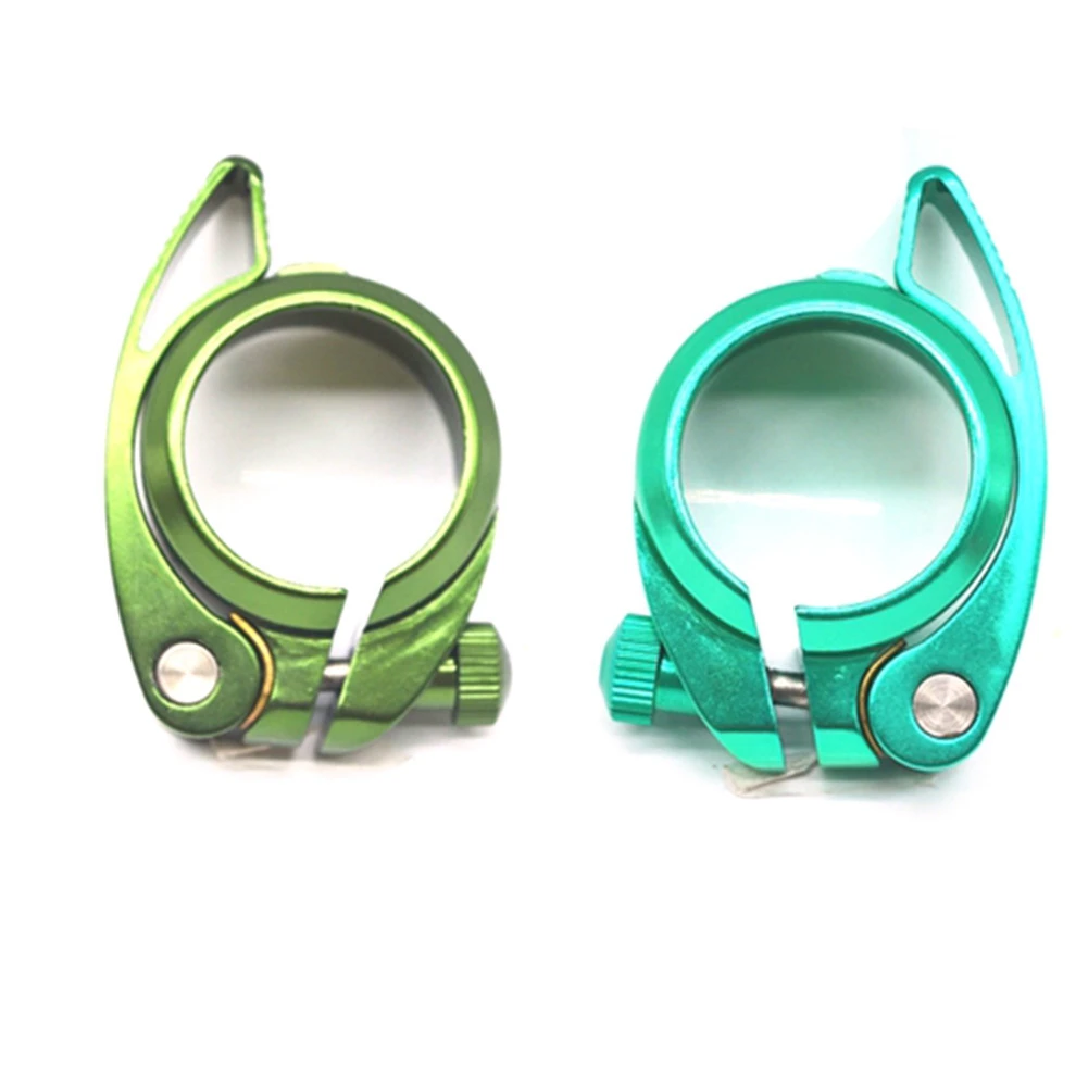 Seatposts Clamps 40mm Aluminum Alloy SP8 Folding Bike Electric Folding Bicycle Seat Tube Clamp,40mm Green