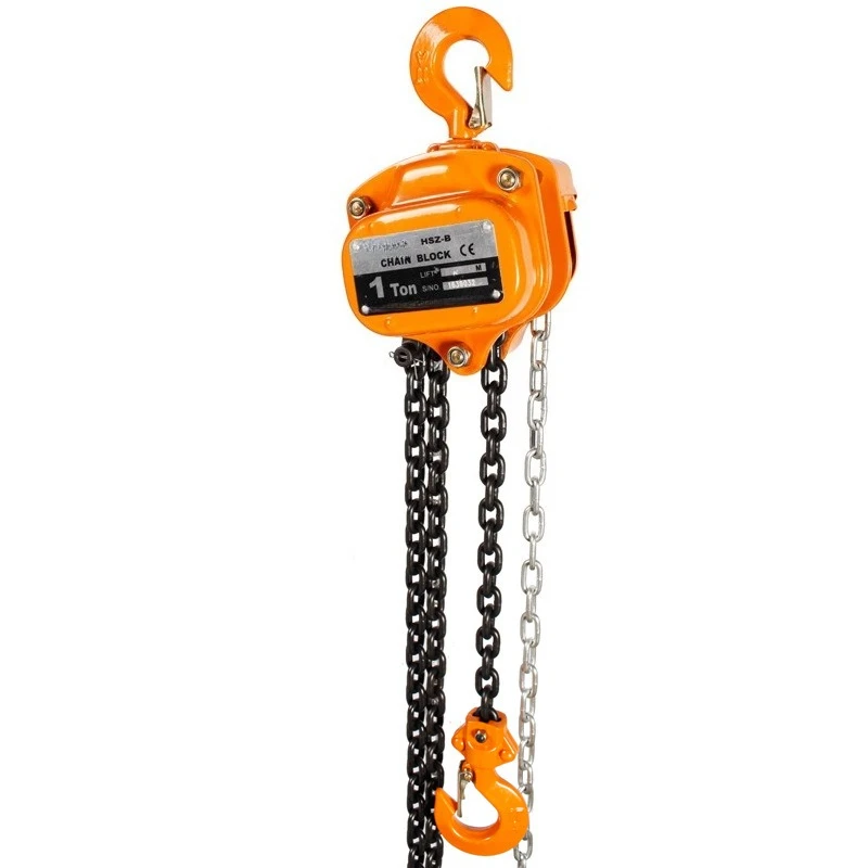 HSZ-B 0.5-3T Chain Block Hand Chain Hoist Lifting Home Use Hoist Tool Manual Ring Chain Iron Hoist