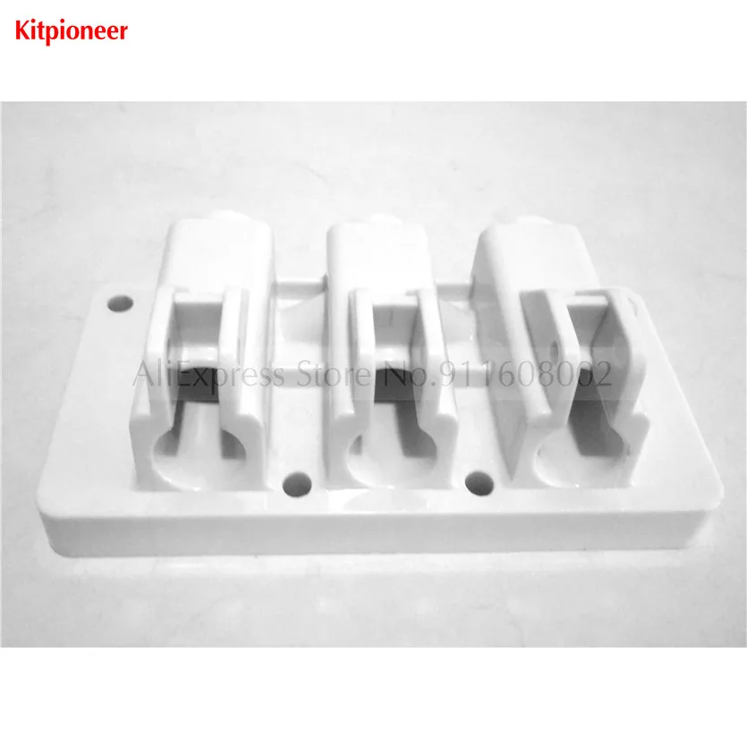 White Front Panel Discharge Block New Fitting Part For BQL Soft Serve Ice Cream Machines Accessories Spare Parts