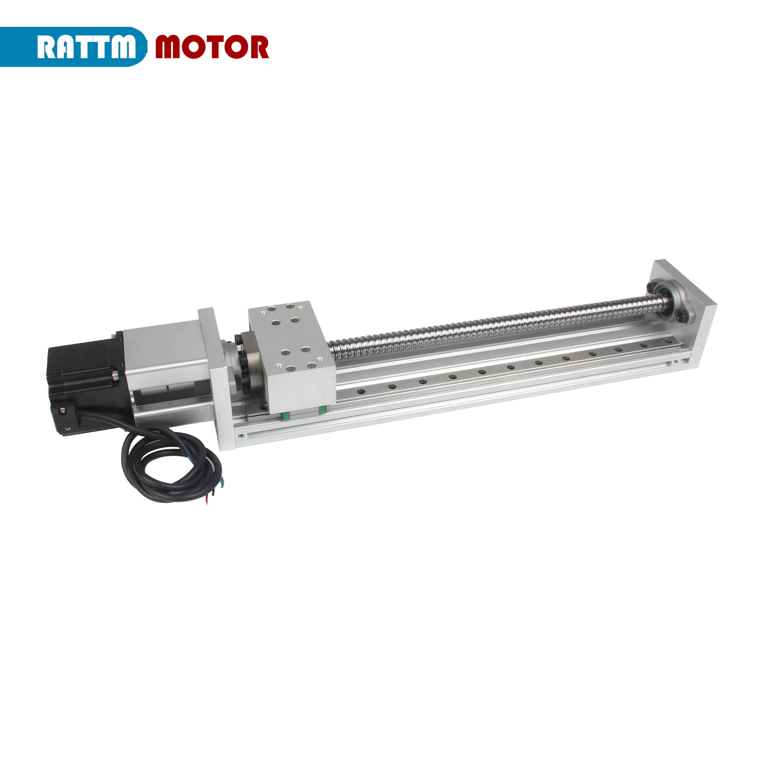 ZBX80 عبر الشريحة السفر 100 مللي متر-600 مللي متر CNC X Y Z محور الخطية المرحلة الحركة المحرك Nema23 خطوة المحرك