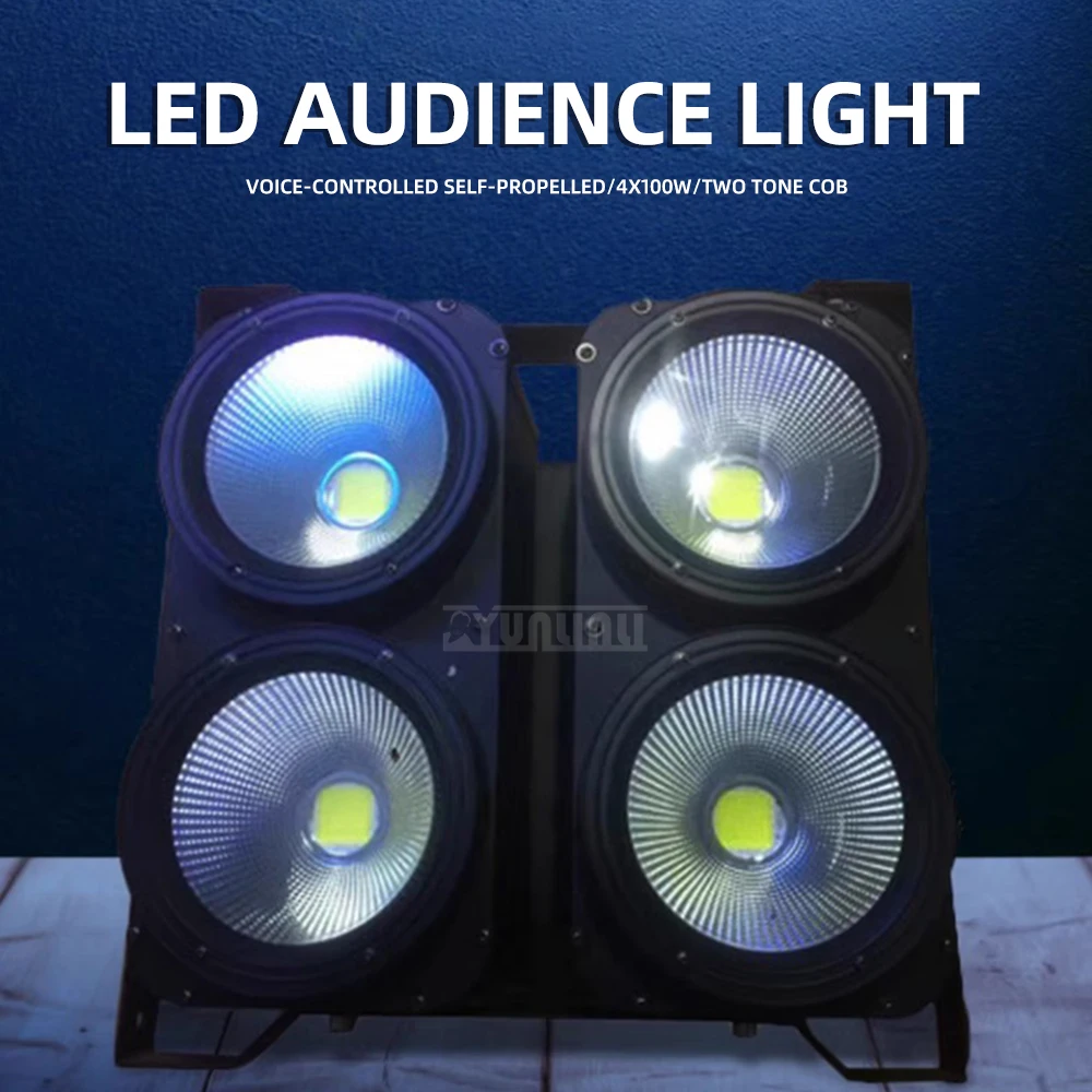 

4 Eye Waterproof Audience Stage Wash Light, Warm White Beam Spot for Outdoor Party, High Brightness Atmosphere Lighting