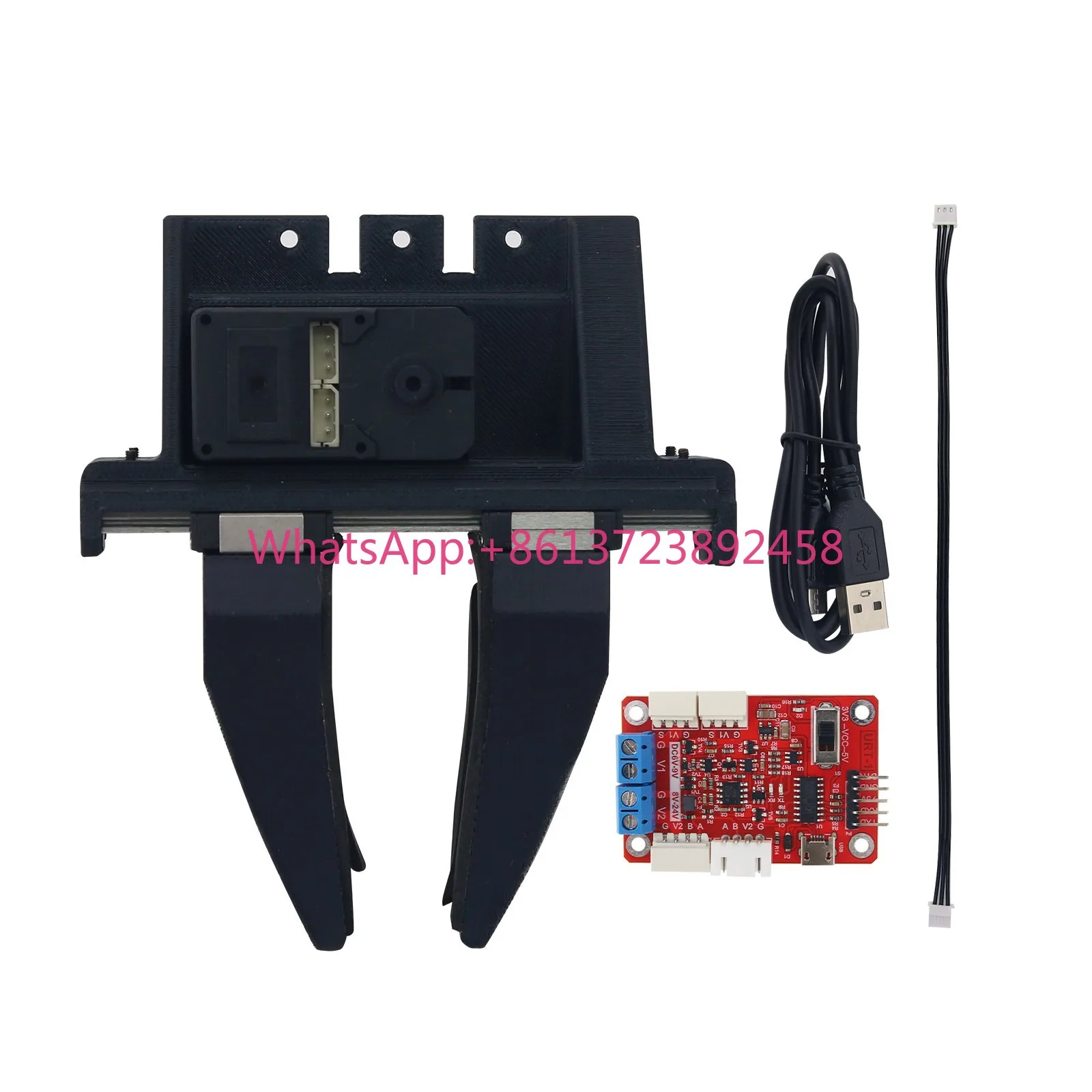 Parallel Two Finger Mechanical Gripper Robot Arm Gripper (50mm Stroke & 35kg/cm) for 2000g Objects