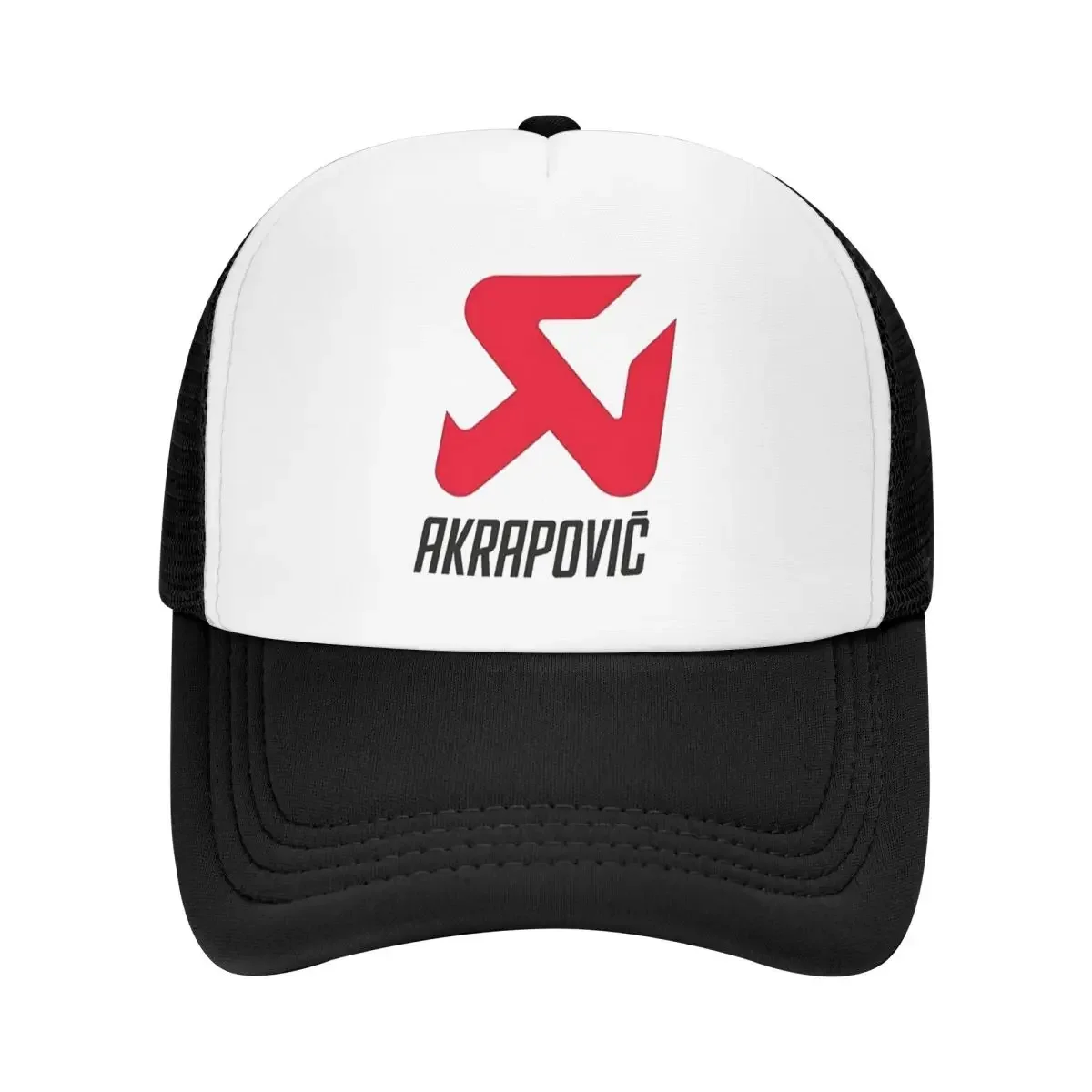 Akrapovics Logo AKS Motorcycle Exhaust Cap Fashion Casual Mesh Baseball Caps Adjustable Hat Hip Hop Summer Unisex Baseball Hats