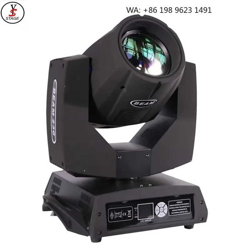 230W RGBW Sharp Moving Head Beam Light Portable Stage Lamp for Disco Bar Wedding Live Stage Lighting