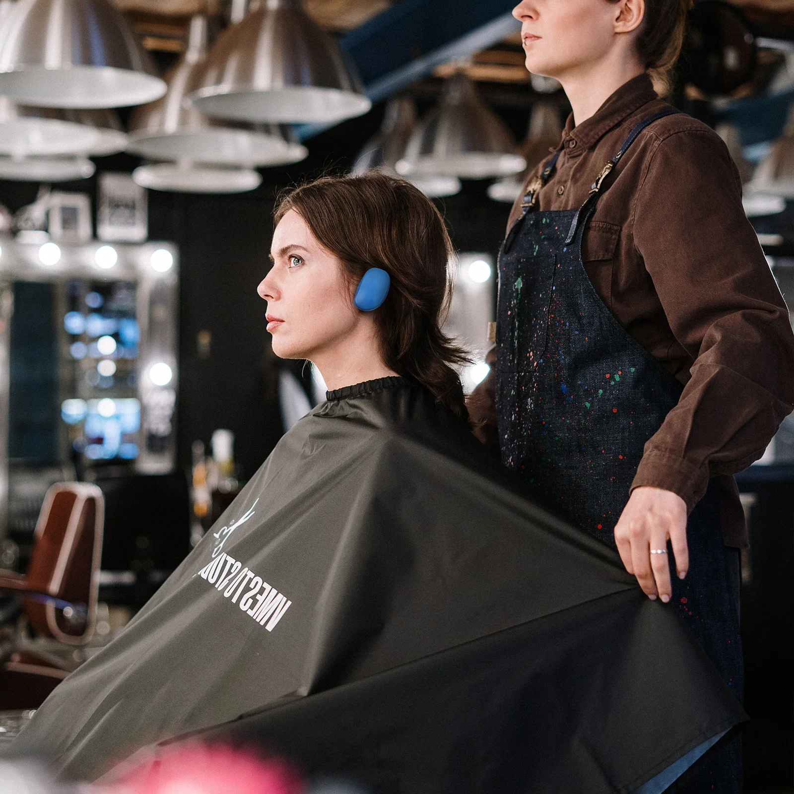 

NOLITOY 10pcs Hair Dye Ear Protectors Reusable Salon Coloring Covers High Fidelity Plastic