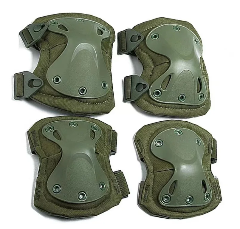 Outdoor Mountaineering Riding Sports Protective Gear Tactical Knee and Elbow Pads for Airsoft Paintball cs War Game