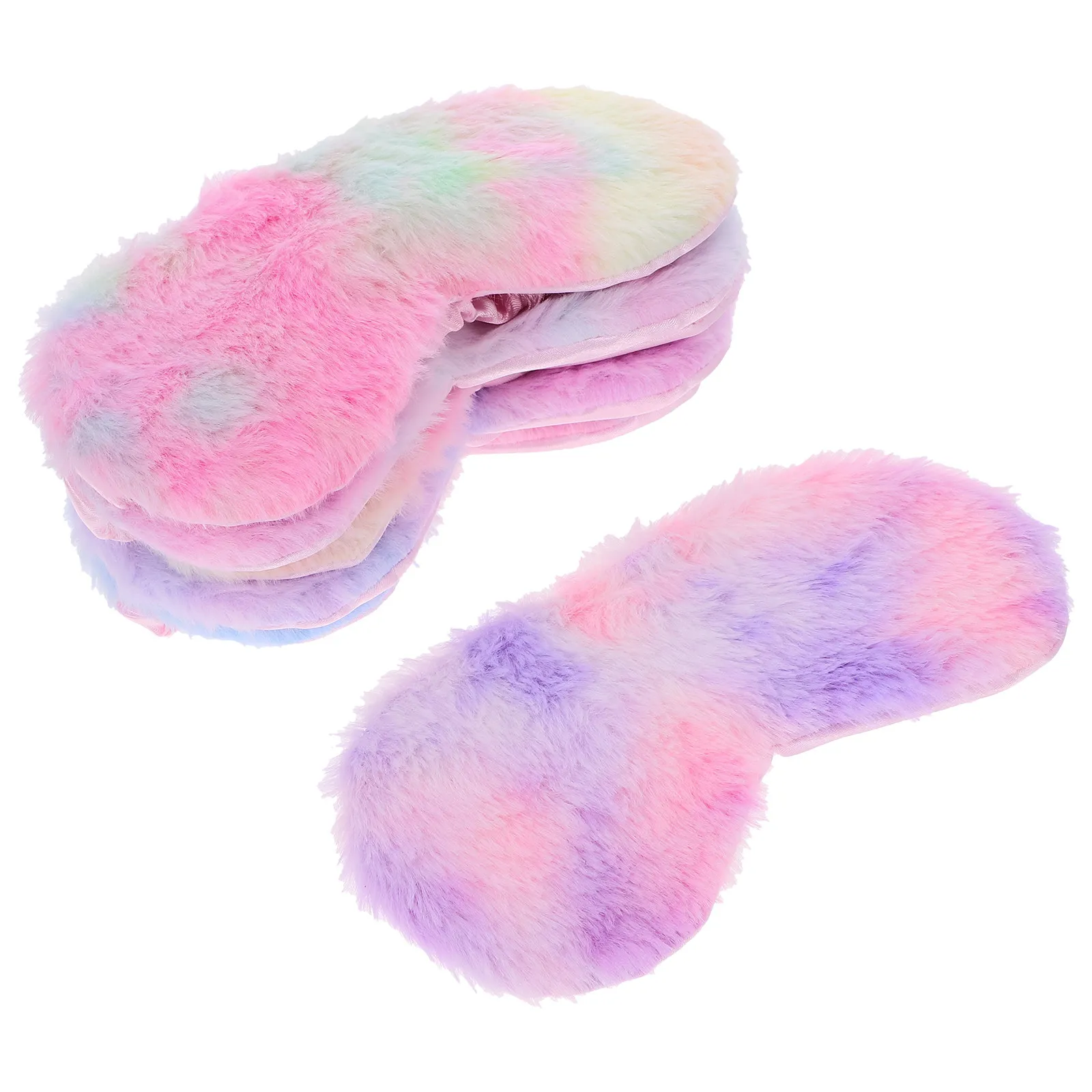 6Pcs Mask for Women Men Kids Light Blocking Eye Cover Deep Sleep Aid Portable Comfortable Eye Mask