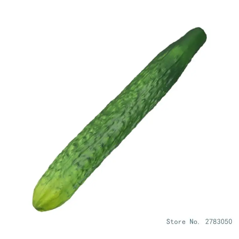 현실적인 시뮬레이션 야채 장식 부드럽고 안전한 인공 가짜 가지 오이 장식 디스플레이용 복제품