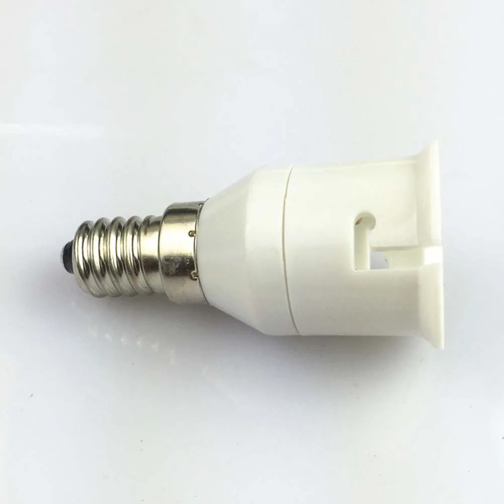 

4Pcs E14 to B22 Lamp Holder Socket Adapter Durable Converter for LED Energy Saving Lamps Home Use E14 to B22 Ligth Socket