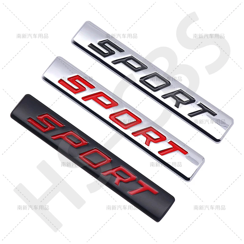 

3D Metal Sport Logo Car Styling Emblem Badge Auto Body 3D Sticker Decal for Audi Bmw Mercedes Benz Honda Toyota Hyundai Kia