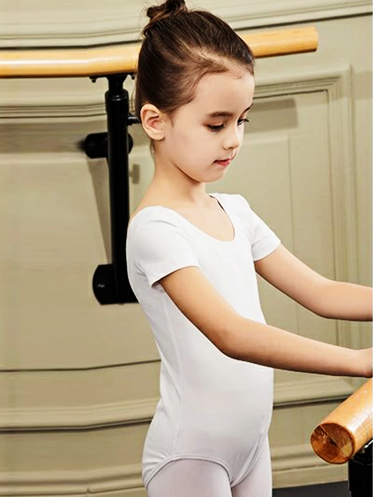 Trajes de dança, trajes de prática de dança chinesa de manga curta para meninas infantis, traje de dança física de classificação infantil