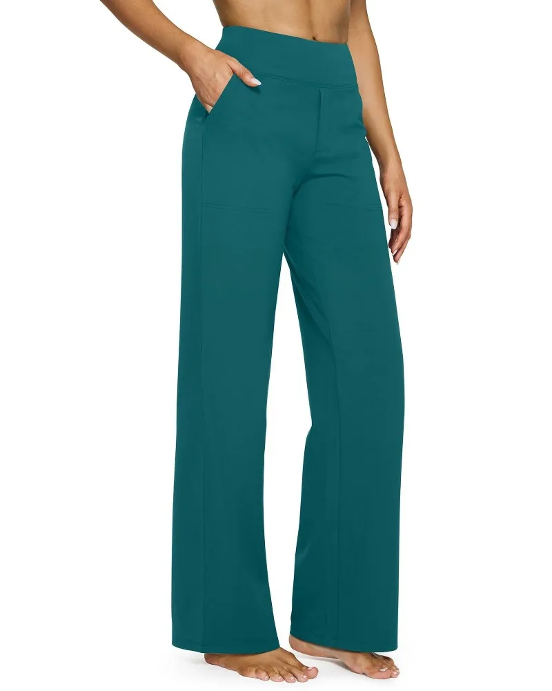 UNITIM Damen-Trainingshose mit weichen, geraden Beinen und Taschen, Yoga-Hose für Damen, lässige, gerade Hose mit hoher Taille, Sport, Yoga, Joggen – Detail 22