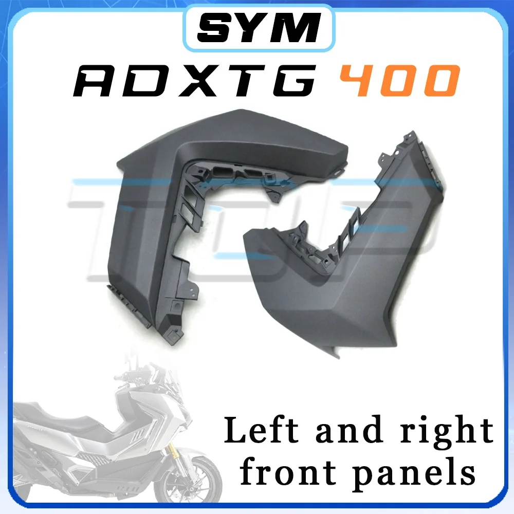 

Black white silver SYM ADXTG 400 left and right front panels ADXTG400 400 adxtg adxtg400 adxtg 400