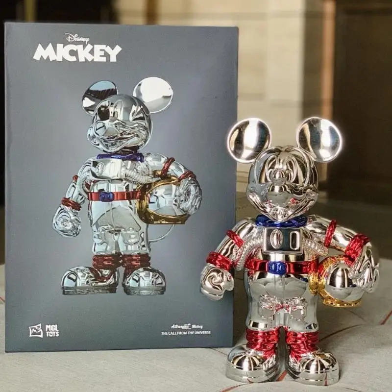 

30CM Disney Space Crew Mickey Mouse figure astronaut spaceman statue resin Model Home Decoration desk Ornaments Crafts and Arts