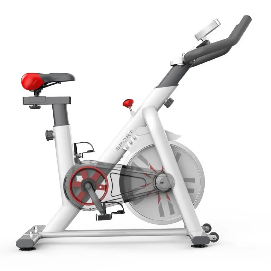 

Stationary Exercise Bike Indoor Cycling Infinite Resistance Spinning Bike with LCD Monitor