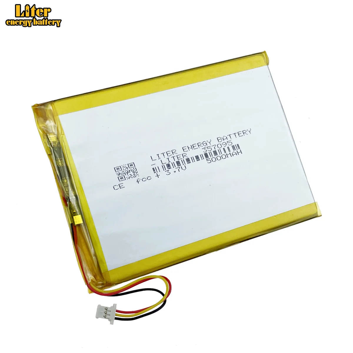 3-wires connector 357095 3.7V 5000mAh tablet battery For child Tablet prestigio multipad Rechargeable batteries