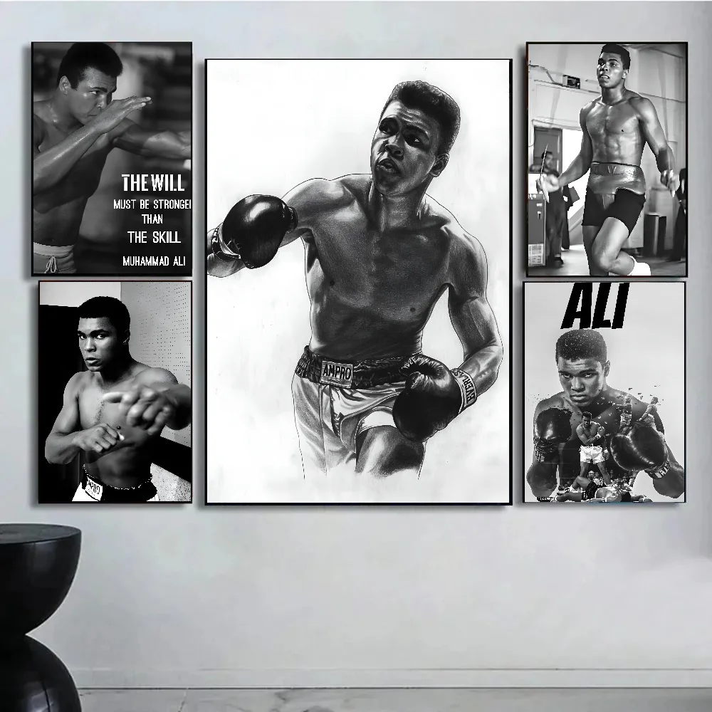 Boxer C-Cassius Marcellus Clay Jr Poster Paper Print Home Living Room Bedroom Entrance Bar Cafe Art Painting Decoration