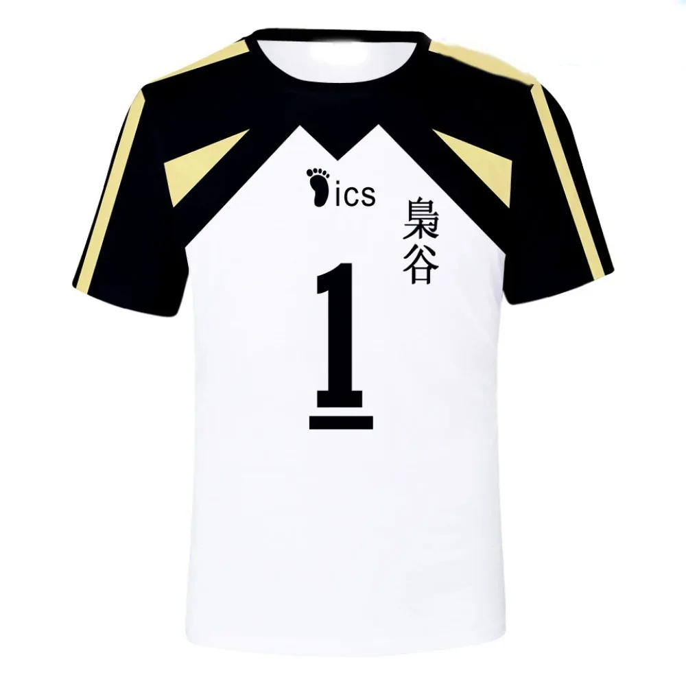 Summer Haikyuu Short Sleeve Tops Men 3d T-shirt Volleyball Team Uniform Training Clothes Women Tshirt Casual Printing T Shirt image 5