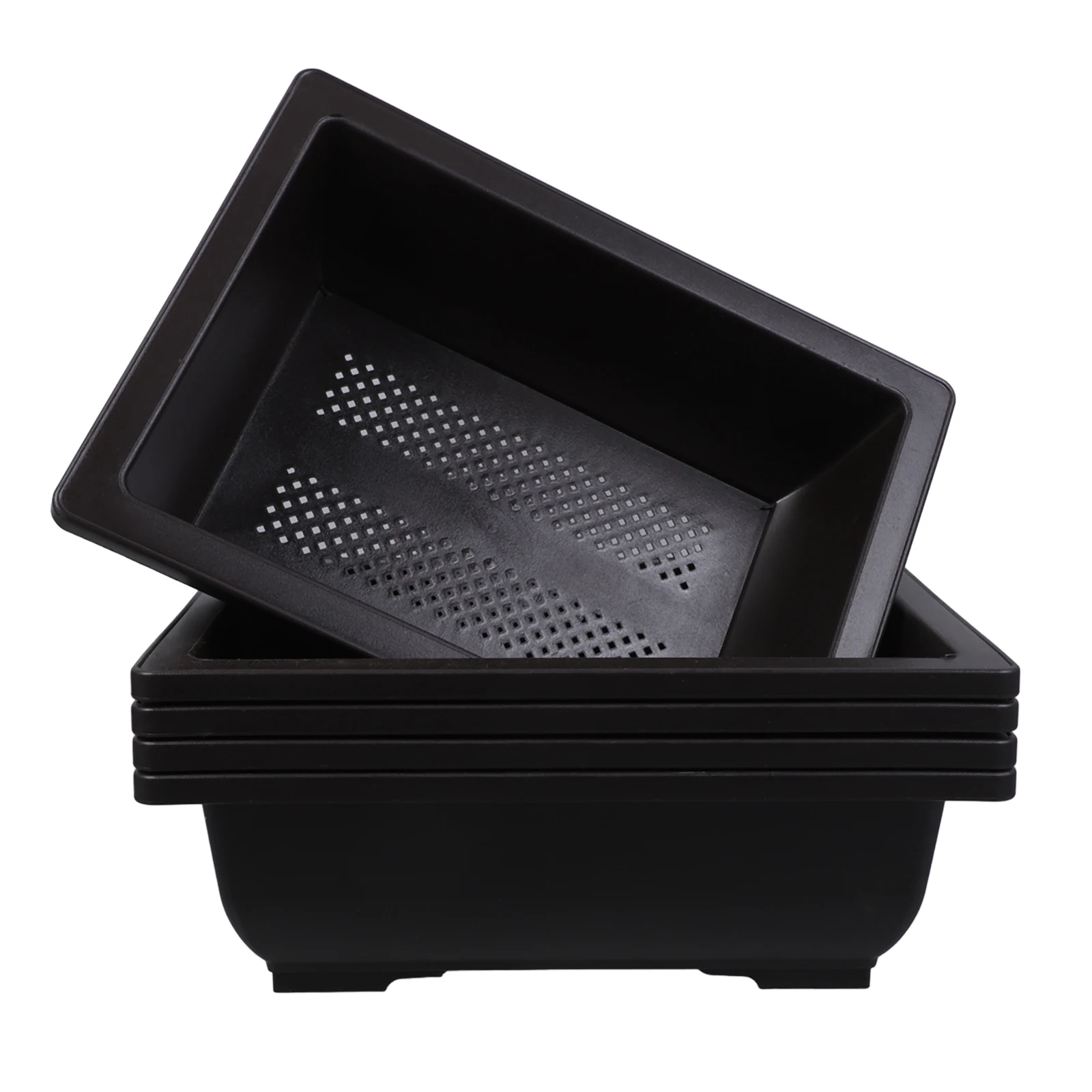 

5 Pcs Thickened Planting Pot Decorative Flower Pots Flowerpot Nursery Breathable Plastic Planter Plants