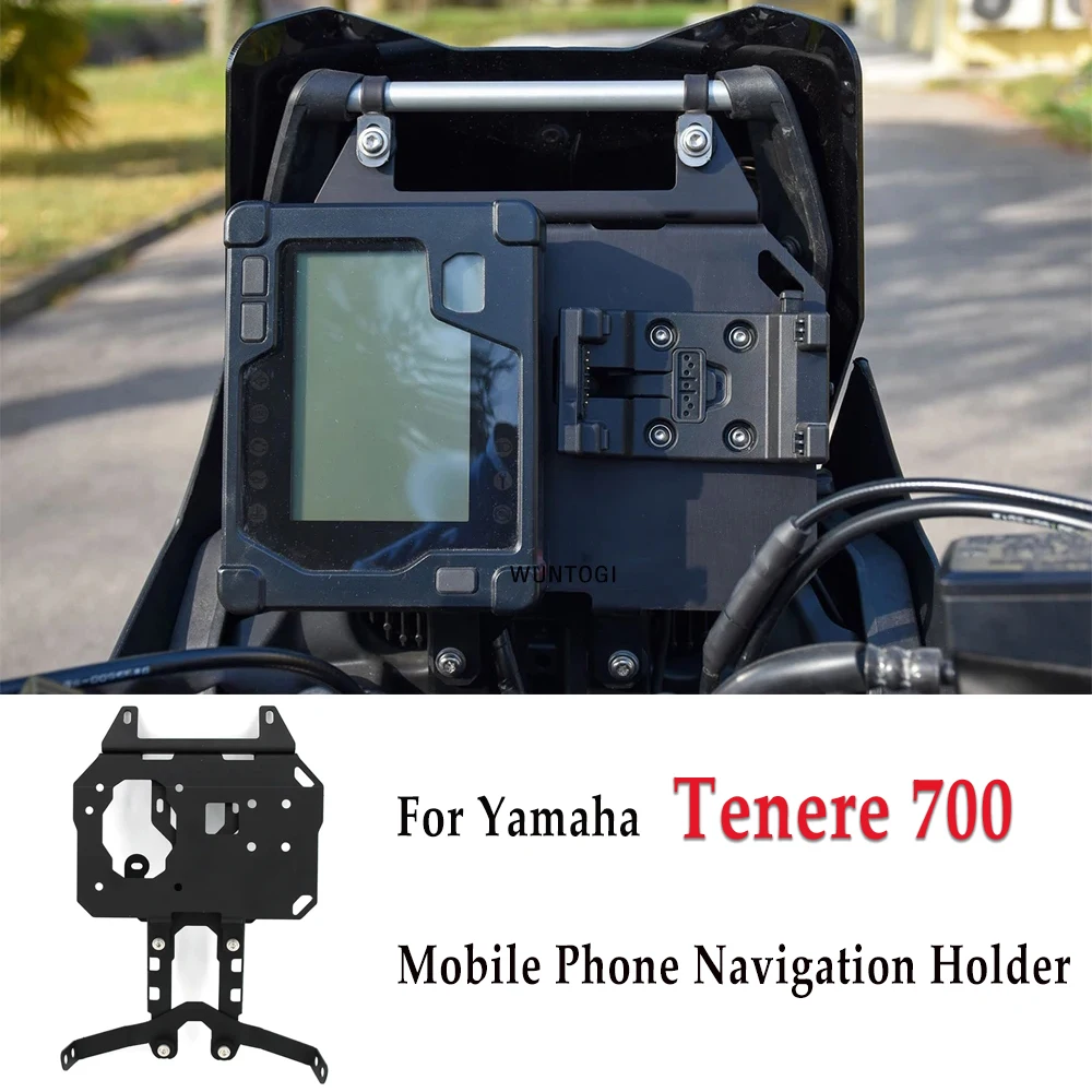 

Tenere700 Mobile Phone Navigation Holder For Yamaha Tenere 700 T 700 T700 2019-2023 Multifunctional Monitor Base GPS Stabiliser