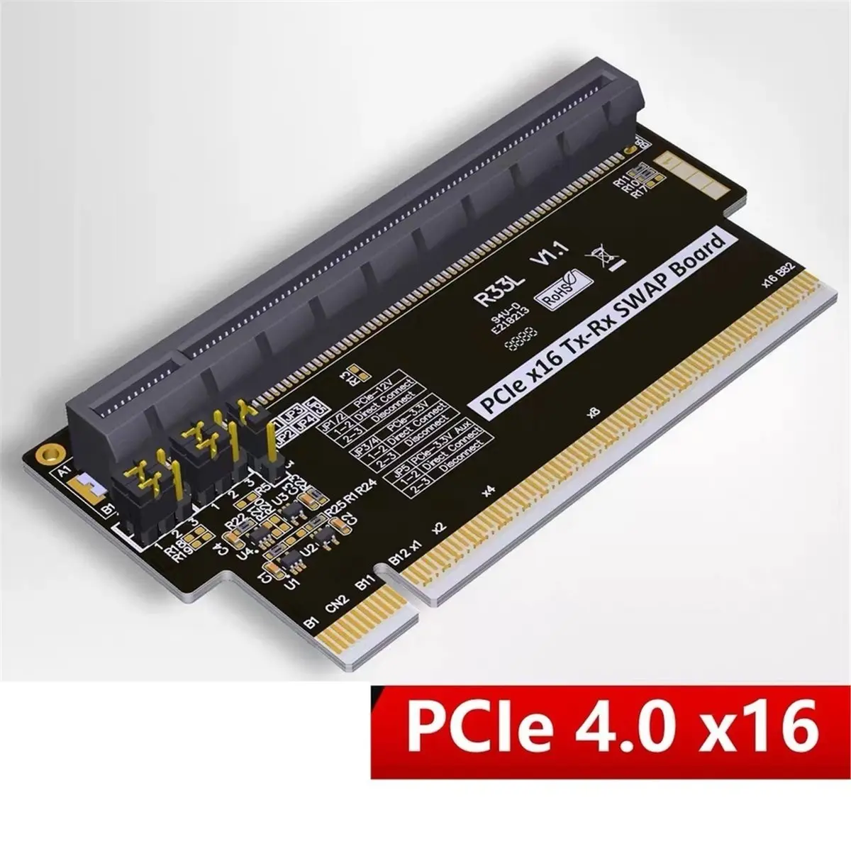 PCIe 4.0 X16 Tx-Rx Switch Card Swap Board for AGX PCI-Express Gen3 Signal Exchange Card