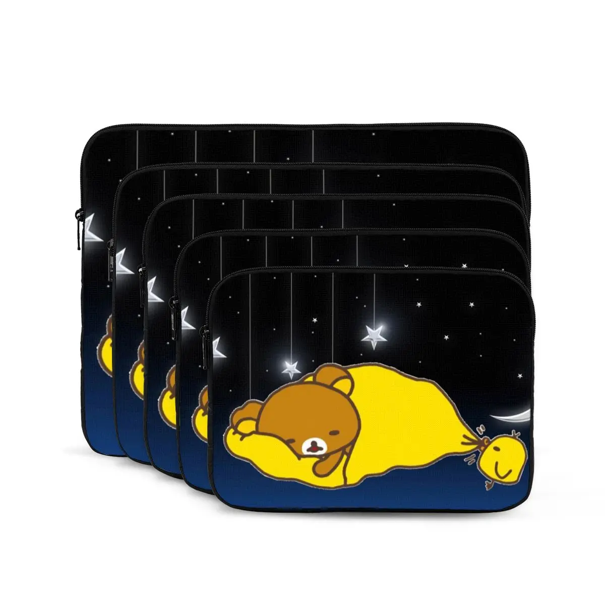 リラックマ 桜 ノートパソコンバッグ ケース ポーチ 10 12 13 15 17インチ MacBook Air Pro タブレット 耐衝撃 ケース バッグ