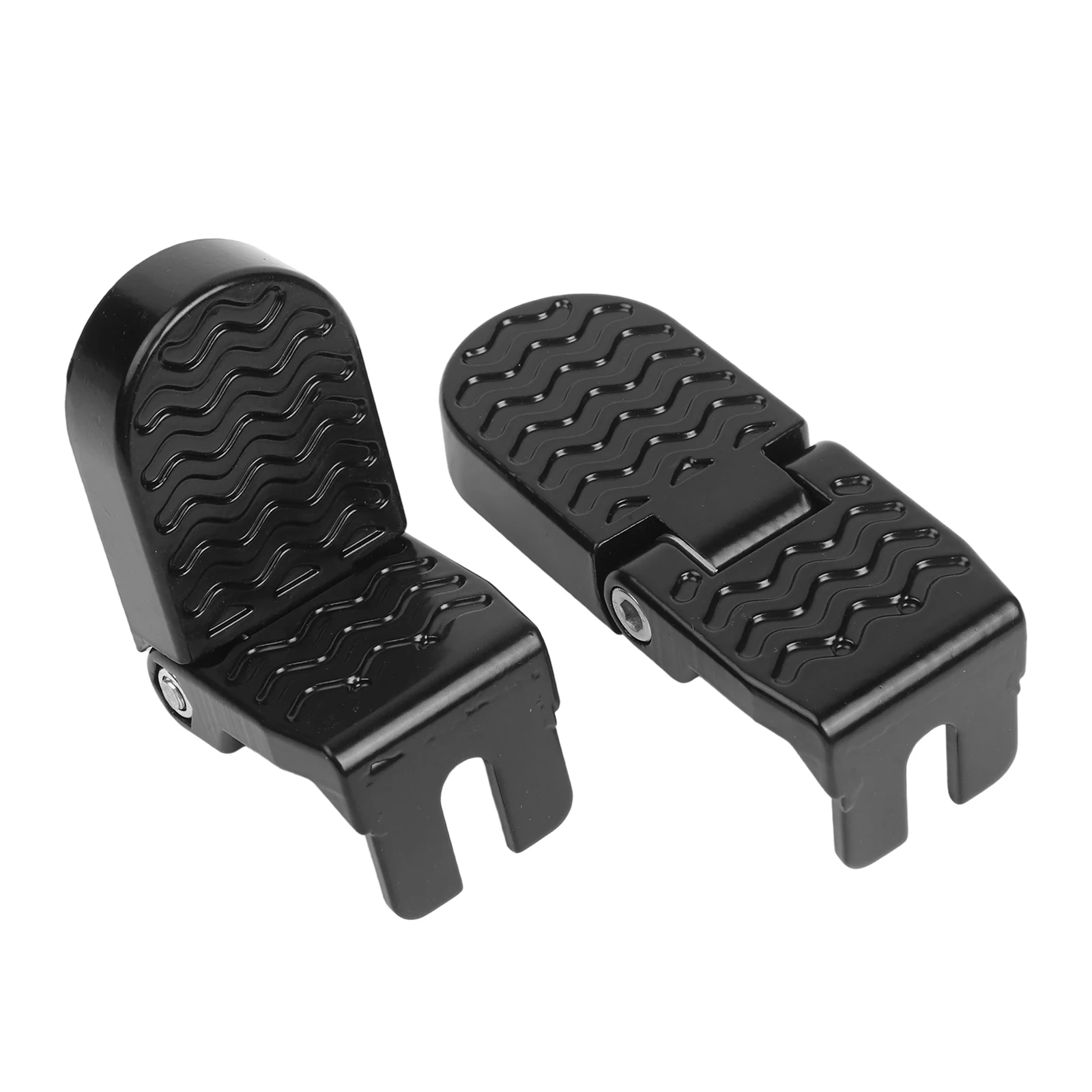 電動自転車およびオートバイ用の折りたたみ式後部乗客用フットレストペダルペグ2個、複数のモデルに対応