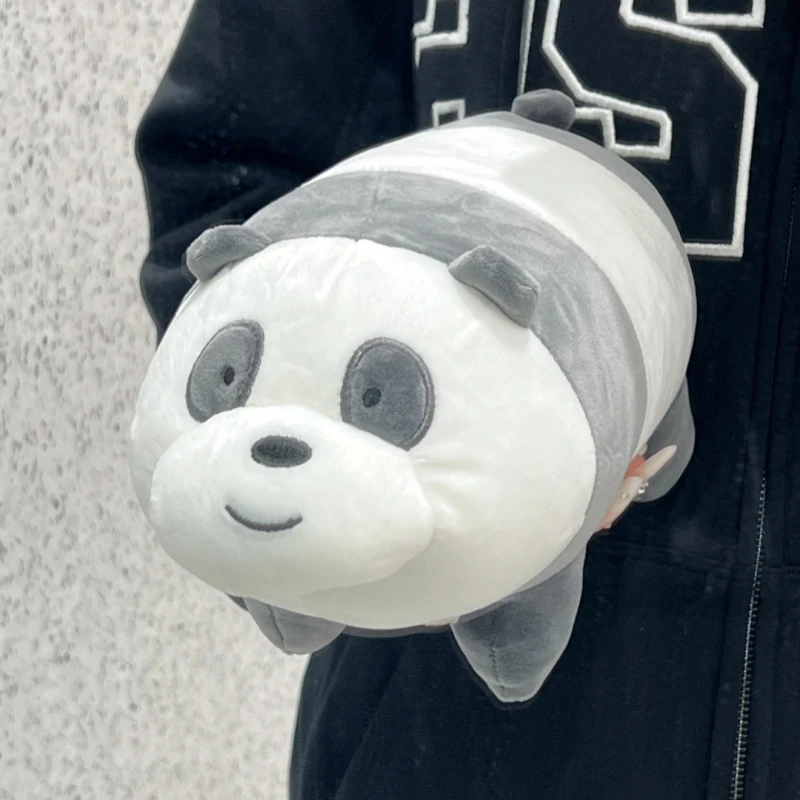 Peluches de Anime We Bare Bears, Cojín de Peluche, Grizzly, Panda, Ice Bear, Almohada de Peluche, Muñecos de Peluche, Regalos