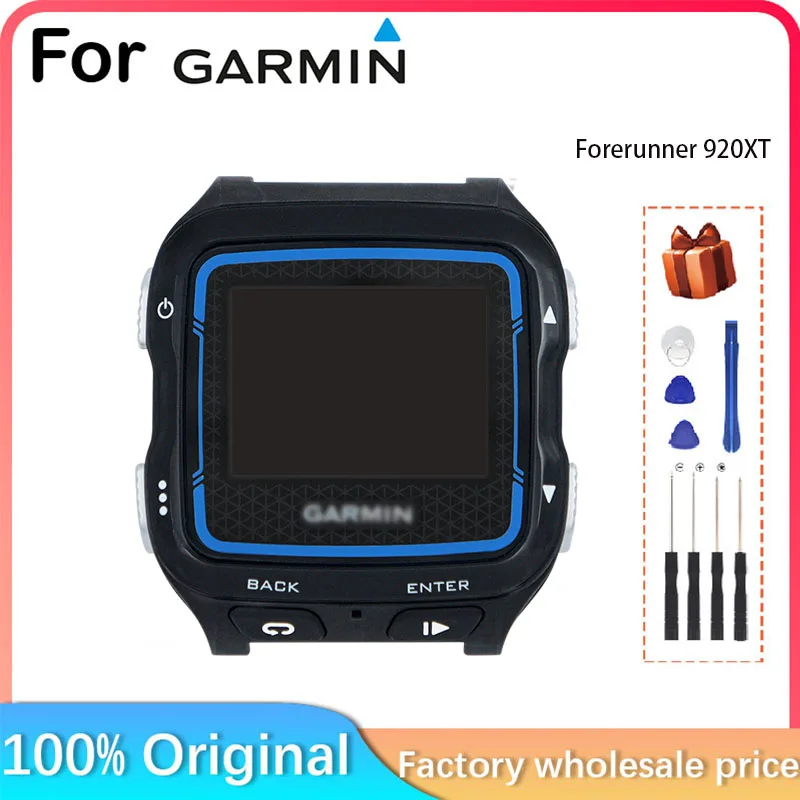 For Garmin Forerunner 920XT 920 Xt LCD Black White Color GPS Smart Watch LCD Display Screen, Frame + LCD Display, Repair Parts