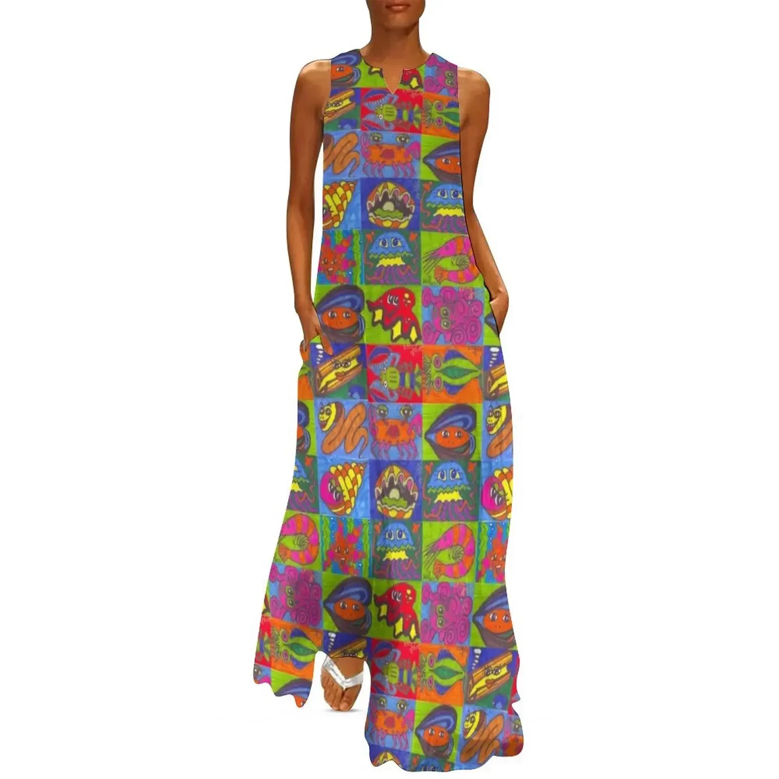 

Sea World Long Dress Evening gown evening dress woman dresses for prom long sleeve dresses Dress